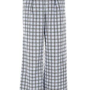 Hollister Black and White Checkered Pants
